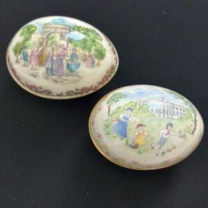 Lenox Set of Porcelain Easter Eggs Limited Edition 1984 and 1985